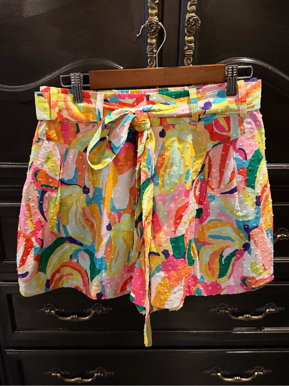 Crosby by Mollie Burch Colorful Women's Lettie Shorts in Go Bananas Carnival